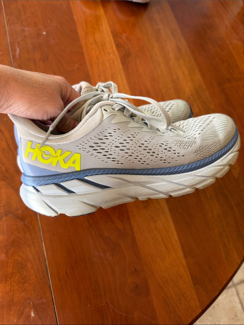 Gray HOKA tennis shoes size 6.5 women’s
